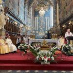 10.10.2021. Sandomierz. Uroczystości ku czci bł Wincentego Kadłubka. Msza święta / Grażyna Szlęzak-Wójcik / Radio Kielce