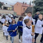 16.10.2021. Staszów. Msza święta z okazji ustanowienia św. Jana Pawła II patronem Staszowa / Grażyna Szlęzak-Wójcik / Radio Kielce