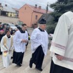 16.10.2021. Staszów. Msza święta z okazji ustanowienia św. Jana Pawła II patronem Staszowa / Grażyna Szlęzak-Wójcik / Radio Kielce