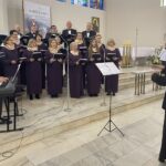 16.10.2021. Staszów. Msza święta z okazji ustanowienia św. Jana Pawła II patronem Staszowa / Grażyna Szlęzak-Wójcik / Radio Kielce