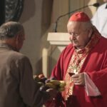 18.10.2021. Wąchock. 70. rocznica powrotu cystersów do Wąchocka. Msza święta której przewodniczył kardynał Stanisław Dziwisz / Wiktor Taszłow / Radio Kielce