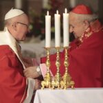 18.10.2021. Wąchock. 70. rocznica powrotu cystersów do Wąchocka. Msza święta której przewodniczył kardynał Stanisław Dziwisz / Wiktor Taszłow / Radio Kielce