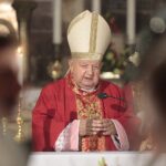 18.10.2021. Wąchock. 70. rocznica powrotu cystersów do Wąchocka. Msza święta której przewodniczył kardynał Stanisław Dziwisz / Wiktor Taszłow / Radio Kielce