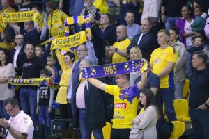 20.10.2021. Kielce. Mecz Ligi Mistrzów Łomża Vive Kielce - FC Porto / Wiktor Taszłow / Radio Kielce