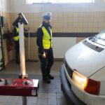 21.10.2021. Kielce. Akcja „Twoje Światła - Nasze Bezpieczeństwo” / Wiktor Taszłow / Radio Kielce