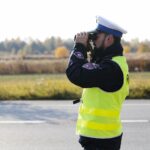 21.10.2021. Kielce. Akcja „Twoje Światła - Nasze Bezpieczeństwo” / Wiktor Taszłow / Radio Kielce