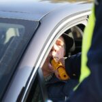 21.10.2021. Kielce. Akcja „Twoje Światła - Nasze Bezpieczeństwo” / Wiktor Taszłow / Radio Kielce