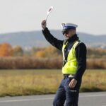 21.10.2021. Kielce. Akcja „Twoje Światła - Nasze Bezpieczeństwo” / Wiktor Taszłow / Radio Kielce