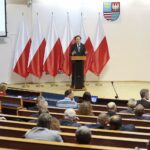 26.10.2021. Kielce. Spotkanie z samorządowcami podsumowujące wyniki pierwszej edycji Rządowego Funduszu Polski Ład / Wiktor Taszłow / Radio Kielce