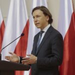 26.10.2021. Kielce. Spotkanie z samorządowcami podsumowujące wyniki pierwszej edycji Rządowego Funduszu Polski Ład. Na zdjęciu: Paweł Nierada - wiceprezes Banku Gospodarstwa Krajowego / Wiktor Taszłow / Radio Kielce