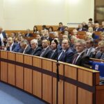 26.10.2021. Kielce. Spotkanie z samorządowcami podsumowujące wyniki pierwszej edycji Rządowego Funduszu Polski Ład / Wiktor Taszłow / Radio Kielce