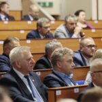 26.10.2021. Kielce. Spotkanie z samorządowcami podsumowujące wyniki pierwszej edycji Rządowego Funduszu Polski Ład / Wiktor Taszłow / Radio Kielce