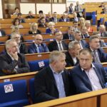 26.10.2021. Kielce. Spotkanie z samorządowcami podsumowujące wyniki pierwszej edycji Rządowego Funduszu Polski Ład / Wiktor Taszłow / Radio Kielce