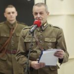 27.10.2021. Kielce. Rozstrzygnięcie konkursu Klubu Odkrywców Miejsc Pamięci. Na zdjęciu: Dionizy Krawczyński - prezes Stowarzyszenia Rekonstrukcji Historycznych „Jodła” / Wiktor Taszłow / Radio Kielce