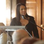 28.10.2021. Kielce. Inauguracja roku kultury oraz wręczenie świętokrzyskiej Nagrody Kultury. Na zdjęciu: Magdalena Kusztal - dyrektor Departamentu Kultury i Dziedzictwa Narodowego w Urzędzie Marszałkowskim w Kielcach / Wiktor Taszłow / Radio Kielce