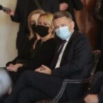 28.10.2021. Kielce. Inauguracja roku kultury oraz wręczenie świętokrzyskiej Nagrody Kultury. Na zdjęciu (w środku): Robert Kotowski - dyrektor Muzeum Narodowego w Kielcach / Wiktor Taszłow / Radio Kielce