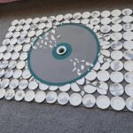 29.10.2021. Kielce. Inauguracja instalacji ''Społeczna mozaika'' przy budynku dawnego BWA w Kielcach / Wiktor Taszłow / Radio Kielce