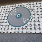 29.10.2021. Kielce. Inauguracja instalacji ''Społeczna mozaika'' przy budynku dawnego BWA w Kielcach / Wiktor Taszłow / Radio Kielce