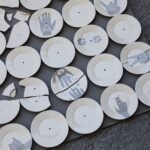 29.10.2021. Kielce. Inauguracja instalacji ''Społeczna mozaika'' przy budynku dawnego BWA w Kielcach / Wiktor Taszłow / Radio Kielce