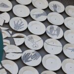 29.10.2021. Kielce. Inauguracja instalacji ''Społeczna mozaika'' przy budynku dawnego BWA w Kielcach / Wiktor Taszłow / Radio Kielce