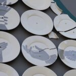 29.10.2021. Kielce. Inauguracja instalacji ''Społeczna mozaika'' przy budynku dawnego BWA w Kielcach / Wiktor Taszłow / Radio Kielce