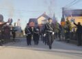 30.10.2021. Rykoszyn. Przekazanie nowego wozu strażackiego / Wiktor Taszłow / Radio Kielce