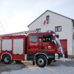 30.10.2021. Rykoszyn. Przekazanie nowego wozu strażackiego / Wiktor Taszłow / Radio Kielce