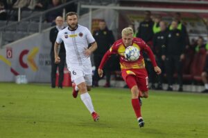 02.10.2021. Kielce. Mecz Korona Kielce - Chrobry Głogów / Wiktor Taszłow / Radio Kielce