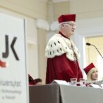 04.10.2021. Kielce. 52. inauguracja roku akademickiego UJK. Na zdjęciu: prof. Stanisław Głuszek - rektor UJK / Wiktor Taszłow / Radio Kielce