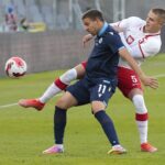 12.10.2021. Kielce. Mecz eliminacji mistrzostw Europy 2023 do lat 21: Polska - San Marino / Wiktor Taszłow / Radio Kielce