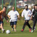 05.10.2021. Kielce. Niepełnosprawni z Portugali, Grecji i Włoch rozegrali mecz z Koroną Kielce / Wiktor Taszłow / Radio Kielce