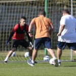 05.10.2021. Kielce. Niepełnosprawni z Portugali, Grecji i Włoch rozegrali mecz z Koroną Kielce / Wiktor Taszłow / Radio Kielce