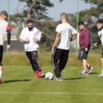 05.10.2021. Kielce. Niepełnosprawni z Portugali, Grecji i Włoch rozegrali mecz z Koroną Kielce / Wiktor Taszłow / Radio Kielce