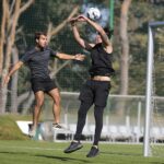 05.10.2021. Kielce. Niepełnosprawni z Portugali, Grecji i Włoch rozegrali mecz z Koroną Kielce / Wiktor Taszłow / Radio Kielce