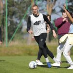 05.10.2021. Kielce. Niepełnosprawni z Portugali, Grecji i Włoch rozegrali mecz z Koroną Kielce / Wiktor Taszłow / Radio Kielce