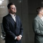 05.10.2021. Kielce. Teatr im. Stefana Żeromskiego. Spektakl "Zaraza" / Wiktor Taszłow / Radio Kielce