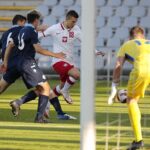 12.10.2021. Kielce. Mecz eliminacji mistrzostw Europy 2023 do lat 21: Polska - San Marino / Wiktor Taszłow / Radio Kielce