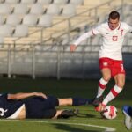 12.10.2021. Kielce. Mecz eliminacji mistrzostw Europy 2023 do lat 21: Polska - San Marino / Wiktor Taszłow / Radio Kielce