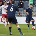 12.10.2021. Kielce. Mecz eliminacji mistrzostw Europy 2023 do lat 21: Polska - San Marino / Wiktor Taszłow / Radio Kielce