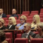 15.10.2021. Kielce. Uroczystość wręczenia odznaczeń i nagród dla pracowników oświaty z okazji Dnia Edukacji Narodowej / Wiktor Taszłow / Radio Kielce