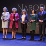 15.10.2021. Kielce. Uroczystość wręczenia odznaczeń i nagród dla pracowników oświaty z okazji Dnia Edukacji Narodowej. Na zdjęciu (z prawej): Rafał Nowak - wicewojewoda świętokrzyski / Wiktor Taszłow / Radio Kielce