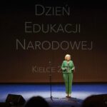 15.10.2021. Kielce. Uroczystość wręczenia odznaczeń i nagród dla pracowników oświaty z okazji Dnia Edukacji Narodowej. Na zdjęciu: Renata Janik - wicemarszałek województwa świętokrzyskiego / Wiktor Taszłow / Radio Kielce