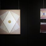 15.10.2021. Kielce. Wystawy prac Joanny Mazuś - "W poszukiwaniu języka uniwersalnego" w Domu Praczki / Wiktor Taszłow / Radio Kielce