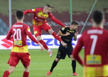 15.10.2021. Kielce. Mecz Korona Kielce - Widzew Łódź / Wiktor Taszłow / Radio Kielce