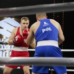 15.10.2021. Kielce. Suzuki Boxing Night 8.  Walka: Karol Pawlina (Polska) – Daniel Adamiec (Polska) / Wiktor Taszłow / Radio Kielce