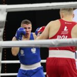 15.10.2021. Kielce. Suzuki Boxing Night 8.  Walka: Karol Pawlina (Polska) – Daniel Adamiec (Polska) / Wiktor Taszłow / Radio Kielce