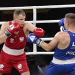 15.10.2021. Kielce. Suzuki Boxing Night 8.  Walka: Karol Pawlina (Polska) – Daniel Adamiec (Polska) / Wiktor Taszłow / Radio Kielce