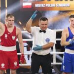 15.10.2021. Kielce. Suzuki Boxing Night 8.  Walka: Karol Pawlina (Polska) – Daniel Adamiec (Polska) / Wiktor Taszłow / Radio Kielce