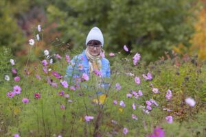 17.10.2021. Ogród Botaniczny. Piknik „Jesienią w Ogrodzie… Kwiaty, ognisko i dobra zabawa” / Wiktor Taszłow / Radio Kielce