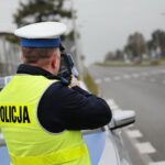 17.10.2021. Kielce. Policyjna akcja „Prędkość” / Wiktor Taszłow / Radio Kielce